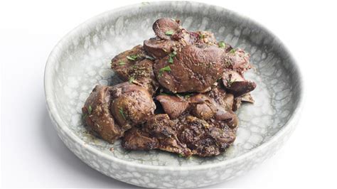 simple-baked-chicken-livers-recipe-mashed image