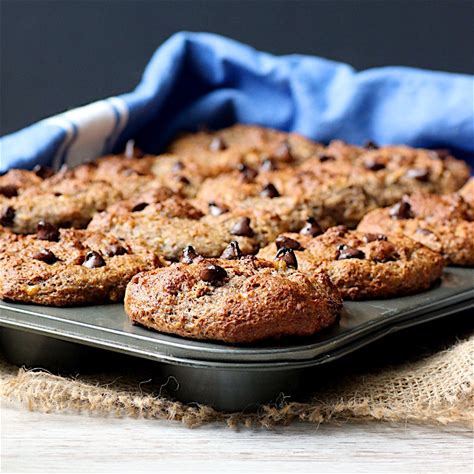 banana-chocolate-chip-bran-muffins-domestic image