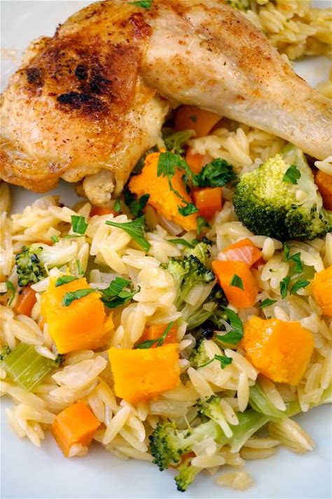 roasted-chicken-leg-quarters-with-vegetable-orzo image