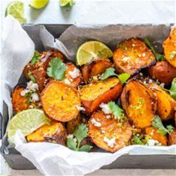 chili-lime-roasted-sweet-potatoes-clean-food-crush image