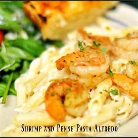 shrimp-penne-pasta-alfredo-the-grateful-girl-cooks image