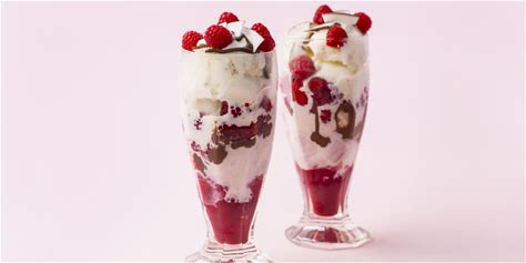 raspberry-and-coconut-ice-cream-sundae image