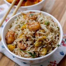 prawn-fried-rice-recipe-kannamma-cooks image