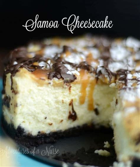 instant-pot-samoa-cheesecake-made-with-ricotta image