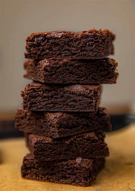 easy-chocolate-brownies-w-cocoa-powder-dinner image