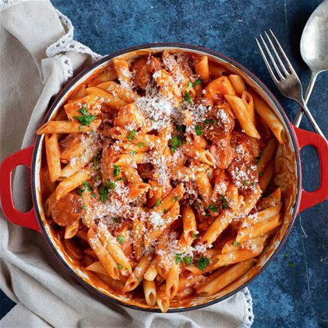 halloumi-pasta-with-smoky-chorizo-effortless-foodie image