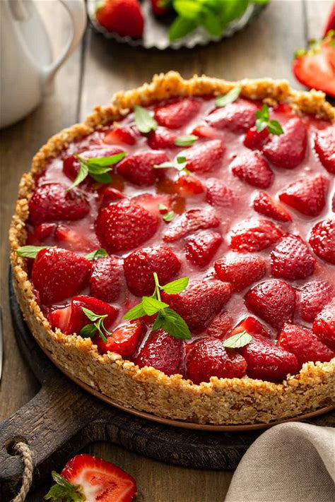 fresh-strawberry-pie-no-jello-my-baking-addiction image