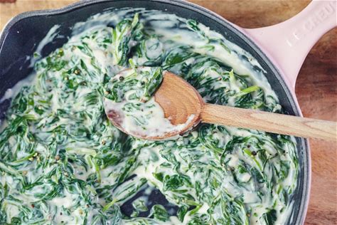 creamed-spinach-recipe-with-fresh-or-frozen-kitchn image