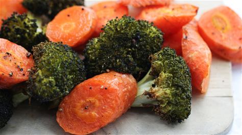 roasted-broccoli-and-carrots-recipe-mashed image