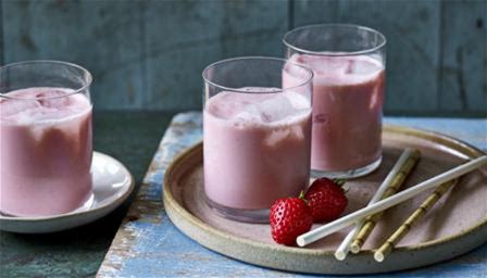 strawberry-lassi-recipe-bbc-food image