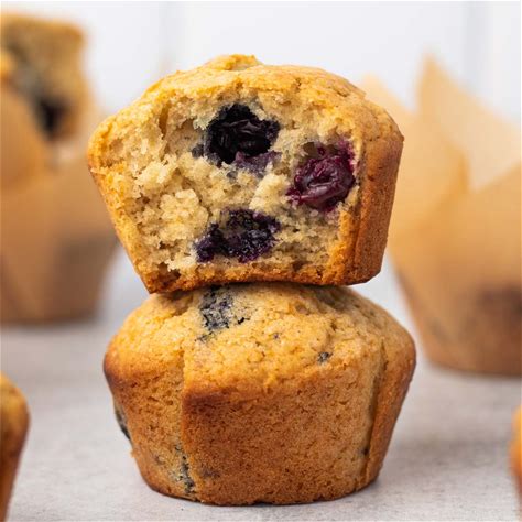 the-easiest-recipe-for-vegan-blueberry-muffins image