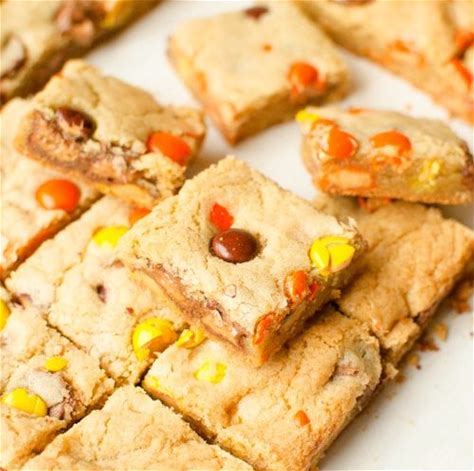 reeses-cookie-bars-butter-with-a-side-of-bread image