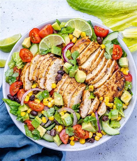 the-best-southwest-chicken-salad-healthy-fitness image