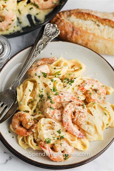 easy-shrimp-alfredo-spend-with-pennies image