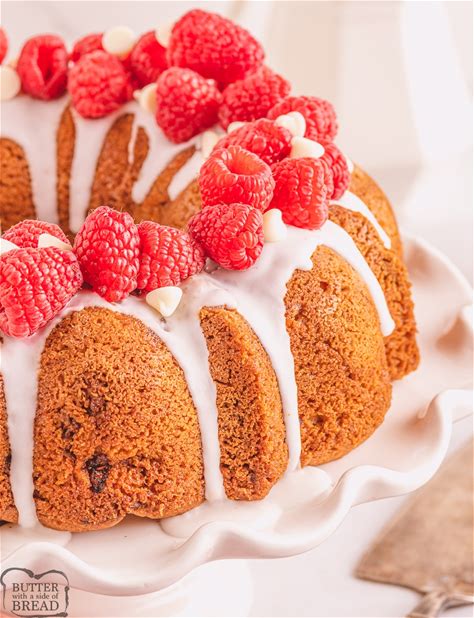 white-chocolate-raspberry-bundt-cake image