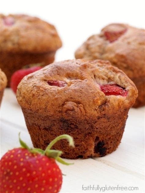 gluten-free-strawberry-banana-muffins image