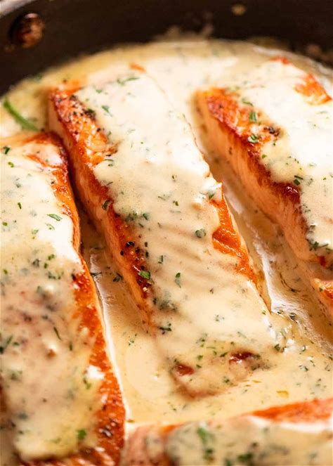 salmon-with-herb-garlic-cream-sauce-recipetin-eats image