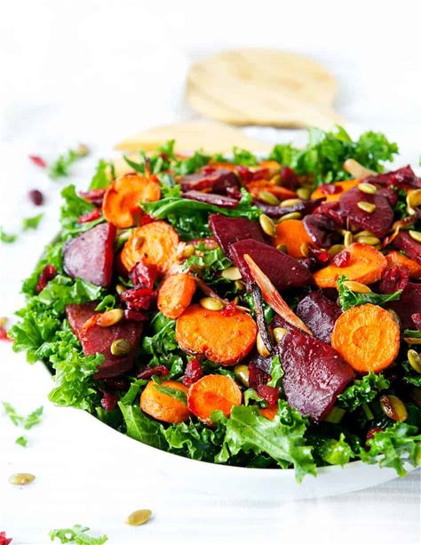 roasted-beets-and-carrots-kale-salad-haute image