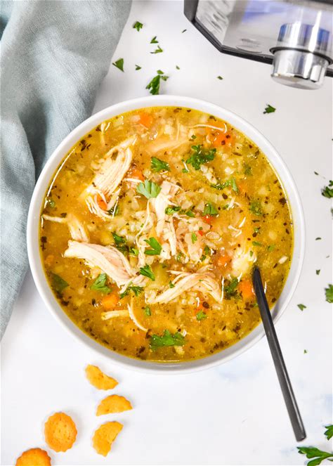 instant-pot-ginger-chicken-rice-soup-project image