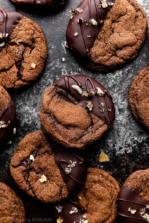 chocolate-ginger-cookies-recipe-sallys-baking image