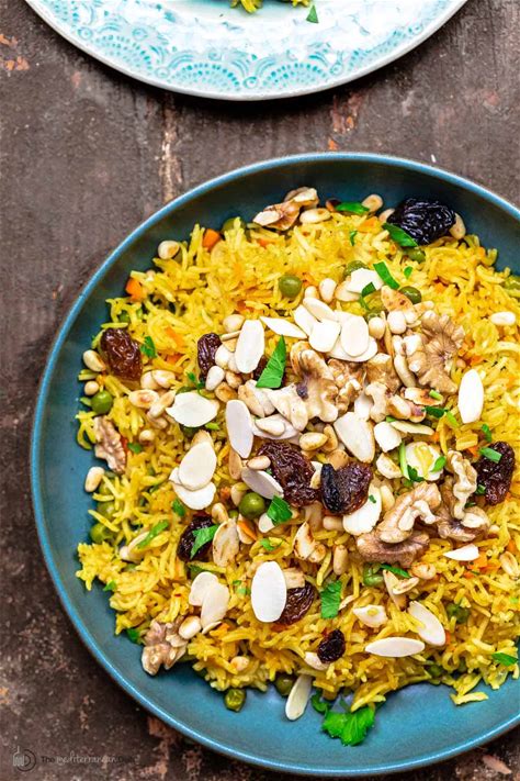 easy-rice-pilaf-with-peas-and-carrots-the-mediterranean image