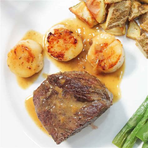 steak-and-scallops-with-champagne-butter-sauce-2 image