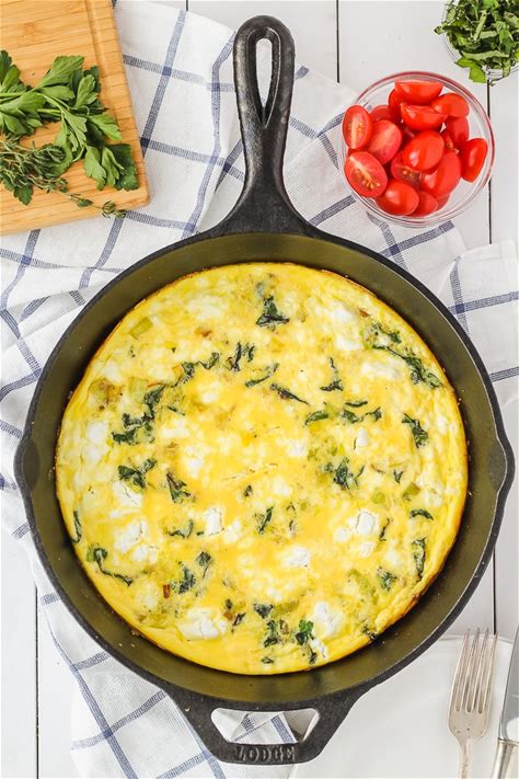 swiss-chard-goat-cheese-leek-frittata-cooking-in image