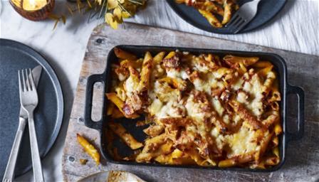 turkey-pasta-bake-recipe-bbc-food image