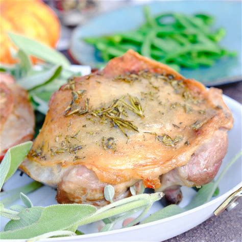 easy-herb-roasted-turkey-thighs-recipe-the-foodie image