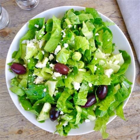classic-greek-green-salad-with-feta-olive-tomato image