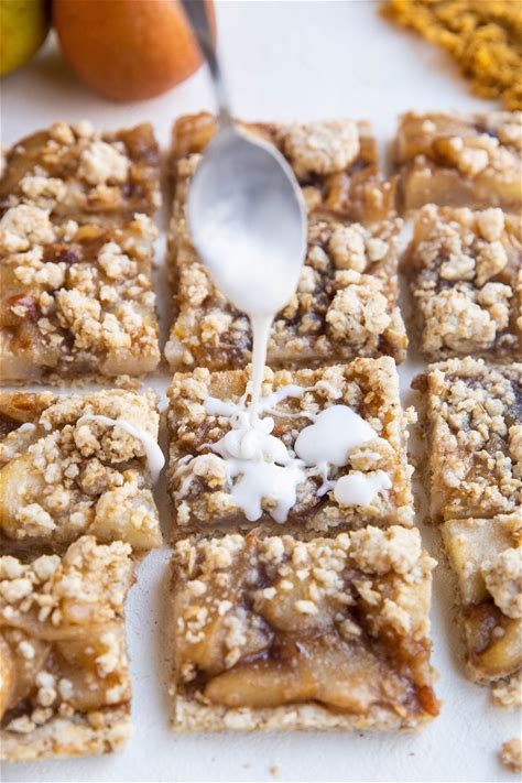 healthy-pear-oatmeal-crumb-bars-the-roasted-root image