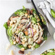 southwest-grilled-chicken-green-chile-caesar-salad image