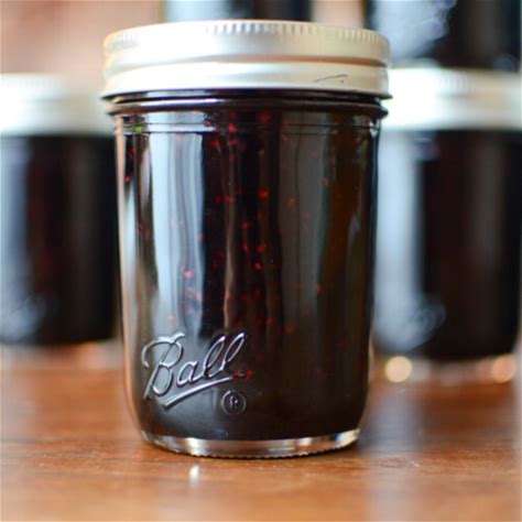 classic-black-raspberry-jam-recipe-food-in-jars image