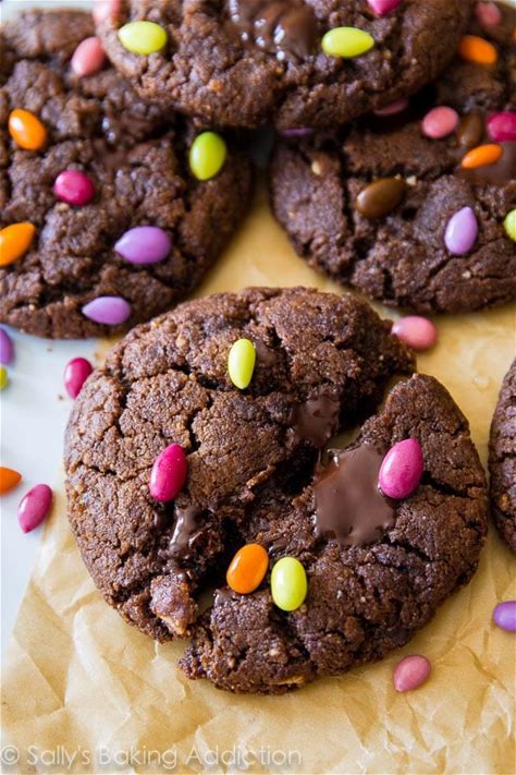 dark-chocolate-almond-butter-cookies-sallys-baking image