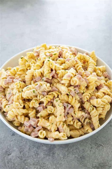 ham-cheese-instant-pot-pasta-the-salty-marshmallow image