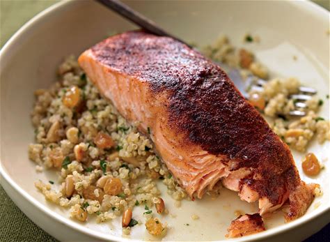 healthy-quinoa-pilaf-with-salmon-recipe-eat-this-not image