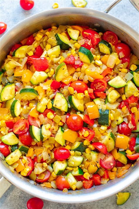 skillet-zucchini-corn-and-peppers-calabacitas image
