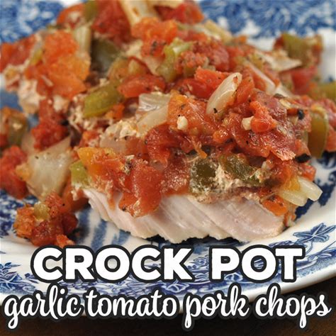 garlic-tomato-crock-pot-pork-chops-recipes-that image
