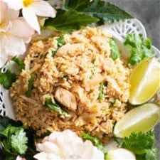 easy-thai-chicken-fried-rice-khao-pad-gai-coriander image