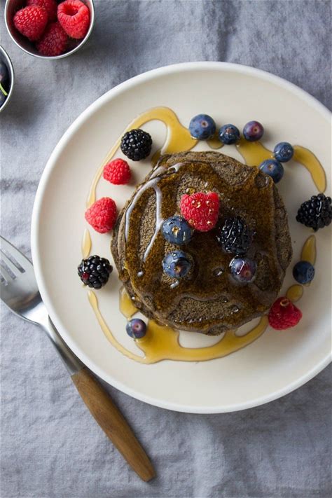 vegan-buckwheat-pancakes-gluten-free-healthy image