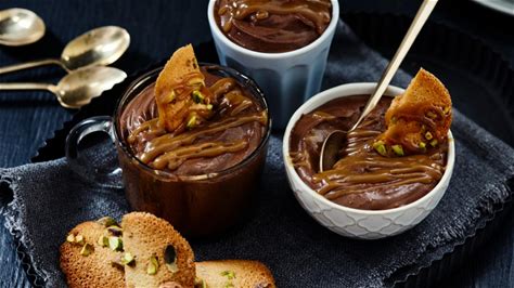 chocolate-mousse-with-coffee-caramel-sauce image