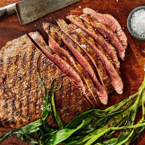 beer-marinated-grilled-flank-steak-recipe-clean-eating image