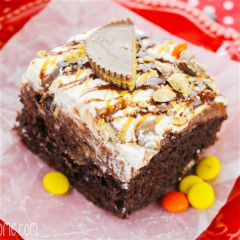 reeses-poke-cake-a-delicious-peanut-butter-dessert image