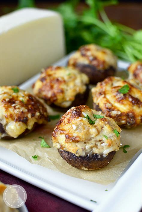 french-onion-and-prosciutto-stuffed-mushrooms image