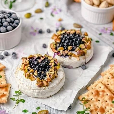 baked-camembert-with-pistachios-and-blueberries image
