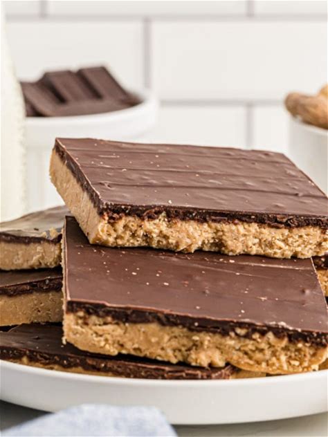 easy-no-bake-peanut-butter-chocolate-bars-bake-or image
