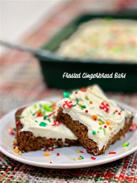frosted-gingerbread-bars-chocolate-chocolate-and image