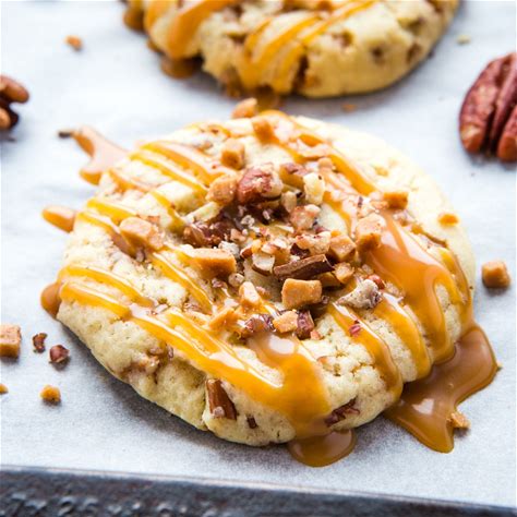 caramel-butter-pecan-cookies-the-busy-baker image