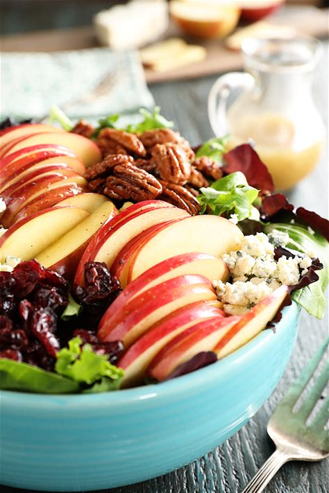 apple-pecan-salad-with-apple-cider-vinaigrette image