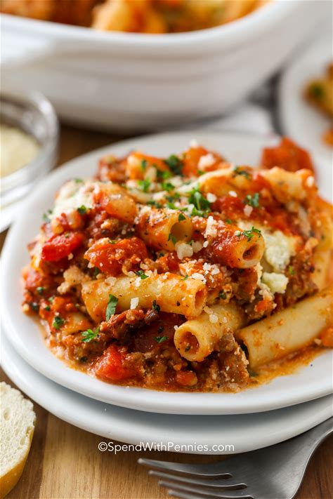 baked-ziti-recipe-easy-to-make-spend-with-pennies image